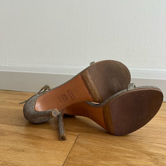 Nudistcurve Shimmery Ankle-Strap Sandals - Picture 9 of 10